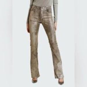 Ralph Lauren Purple Collection 208 Gold Metallic Jeans